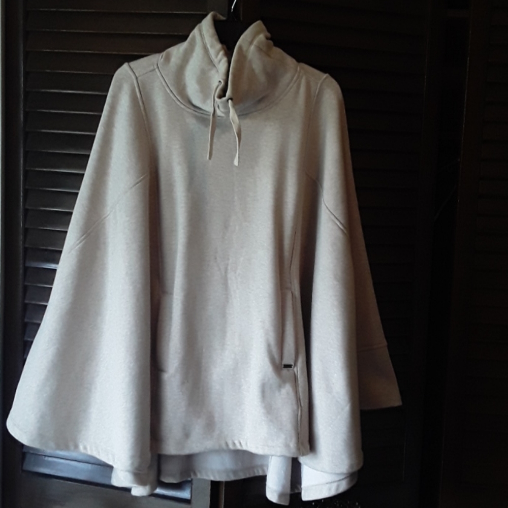 UGG  Poncho , Fleece- lined cotton poncho